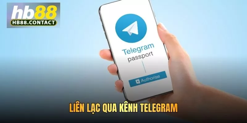 Cách Liên Hệ CSKH HB88 Nhanh Chóng, Hiệu Quả 24/7 3 Liên lạc qua kênh telegram
