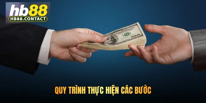Cách Chuyển Tiền Quỹ HB88 - Giao Dịch An Toàn Từ Đa Kênh 3 Quy trình thực hiện các bước